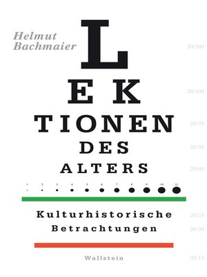 cover image of Lektionen des Alters